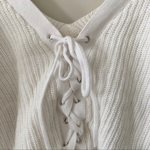 Sweater with Braided Back - Picture 2 of 4